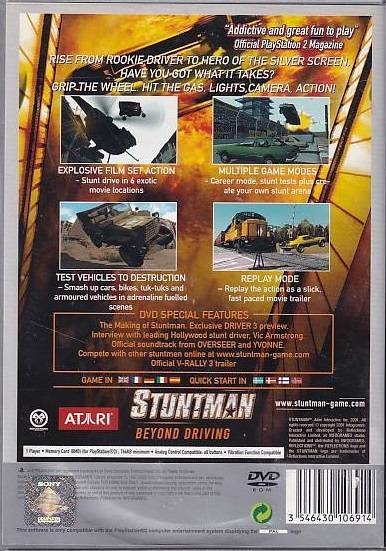 Stuntman - PS2 - Platinum (Genbrug)